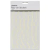 Panduro Hobby Rub on stora bokstäver guld, 1 ark à 15×20 cm