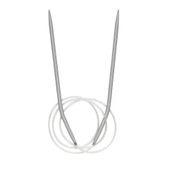 Pony yarn accessories Rundstickor, längd 80 cm Ø4,0 mm – aluminium