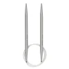Pony yarn accessories Rundstickor, längd 80 cm Ø5,5 mm – aluminium