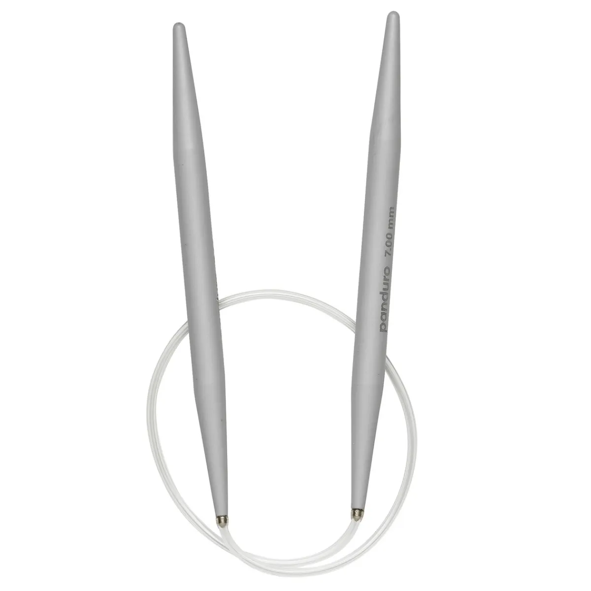 Pony yarn accessories Rundstickor, längd 40 cm Ø7,0 mm – aluminium