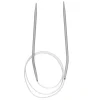 Pony yarn accessories Rundstickor, längd 80 cm Ø4,5 mm – aluminium | Rundstickor