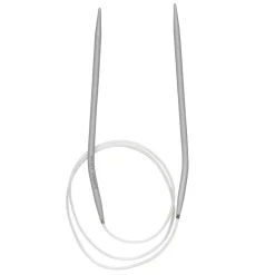 Pony yarn accessories Rundstickor, längd 80 cm Ø4,5 mm – aluminium | Rundstickor
