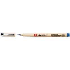 Sakura Pigma Brush Blå – blå penselspets | Tuschpennor & Markers