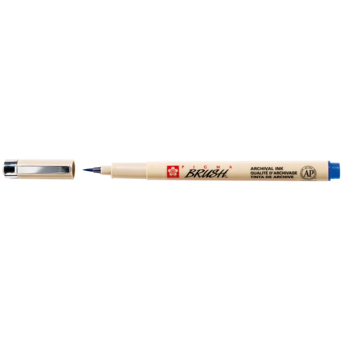 Sakura Pigma Brush Blå – blå penselspets | Tuschpennor & Markers