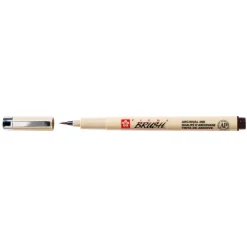 Sakura Pigma Brush Dark sepia – mörk sepia penselspets