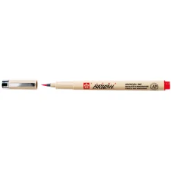 Sakura Pigma Brush Red – röd penselspets