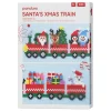 Panduro Iron Beads Santas Xmas Train, pärla tomtens låååånga jultåg! 58×13 cm | Barn Jul