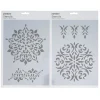 Panduro Design Schablon A4, 2-pack stenciler med vackra mandalor
