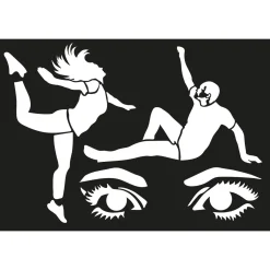 Panduro Design Schablon 21x30 Action Style | Schabloner