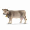 Barn Schleich Braunvieh ko – 13 × 3,8 × 7,8 cm
