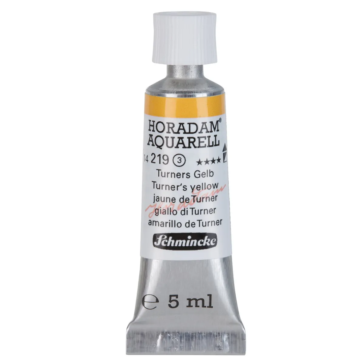 Schmincke Horadam akvarellfärg 5 ml – Turner´s yellow 219 | Akvarell- & Vattenfärger