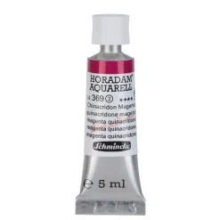 Schmincke Horadam akvarellfärg 5 ml – Quinacridone magenta 369 | Akvarell- & Vattenfärger