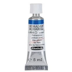 Schmincke Horadam akvarellfärg 5 ml – Phthalo blue 484 | Akvarell- & Vattenfärger