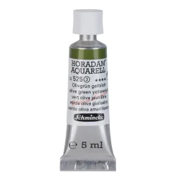 Schmincke Horadam akvarellfärg 5 ml – Olive green yellowish 525 | Akvarell- & Vattenfärger