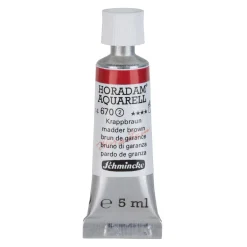 Schmincke Horadam akvarellfärg 5 ml – Madder brown 670 | Akvarell- & Vattenfärger