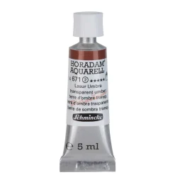 Schmincke Horadam akvarellfärg 5 ml – Transparent umber 671 | Akvarell- & Vattenfärger