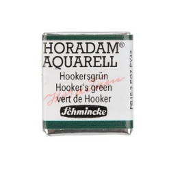 Schmincke Horadam akvarellfärg ½ kopp – Hooker´s green 521 | Akvarell- & Vattenfärger