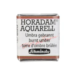 Schmincke Horadam akvarellfärg ½ kopp – Burnt umber 668 | Akvarell- & Vattenfärger