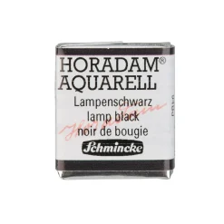 Schmincke Horadam akvarellfärg ½ kopp – Lamp black 781 | Akvarell- & Vattenfärger