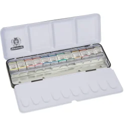 Schmincke Horadam Akvarell Metal set – 12x1/2 koppar ”extra” | Akvarell- & Vattenfärger
