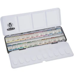 Schmincke Horadam Akvarell Metal set – 24x1/2 koppar | Akvarell- & Vattenfärger