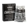 Schmincke Liquid Charcoal, ritkol på tub, 3×5 ml – perfekt för att testa!