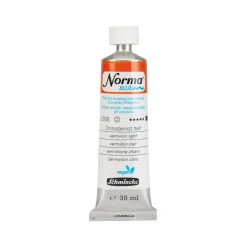 Schmincke Norma Blue vattenlöslig oljefärg 35 ml Vermilion light 21306 | Oljefärger