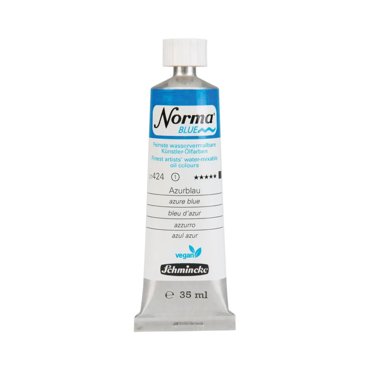 Schmincke Norma Blue vattenlöslig oljefärg 35 ml Cobalt turquoise hue 21425