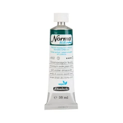 Schmincke Norma Blue vattenlöslig oljefärg 35 ml Chrome oxide green brilliant 21502 | Oljefärger