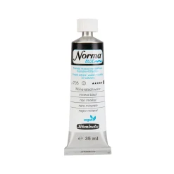 Schmincke Norma Blue vattenlöslig oljefärg 35 ml Mineral black 21705 | Oljefärger