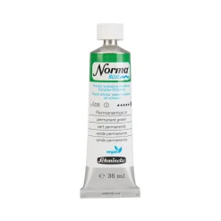Schmincke Norma Blue vattenlöslig oljefärg 35 ml Permanent green 21508 | Oljefärger