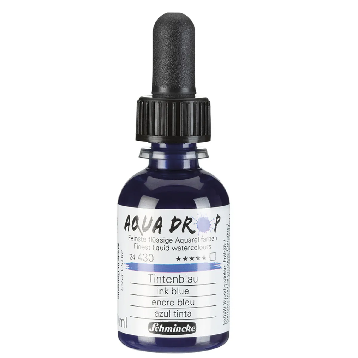 Schmincke Schminke Aqua Drop 30 ml Ink Blue 430 | Akvarell- & Vattenfärger