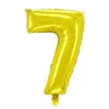 Panduro Hobby Sifferballong 7 guld 32 cm | Barn Ballonger