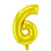 Panduro Hobby Sifferballong 6 Guld 60 cm | Barn Ballonger