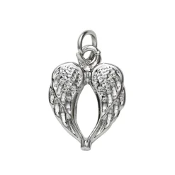 Panduro Jewellery Silverfärgat hänge charm änglavingar 12×16 mm