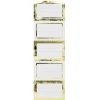 Panduro Design Självhäftande etiketter ramar i guldmetallic 100 st. Varje etikett är 58×36 mm | Etiketter