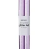 Panduro Hobby Självhäftande glitterpapper rosa, 2 rullar à 25×100 cm