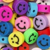 Barn Panduro Hobby Smileypärlor av lera, ca 100 st. färgglada och detaljrika pärlor, ca Ø1 cm