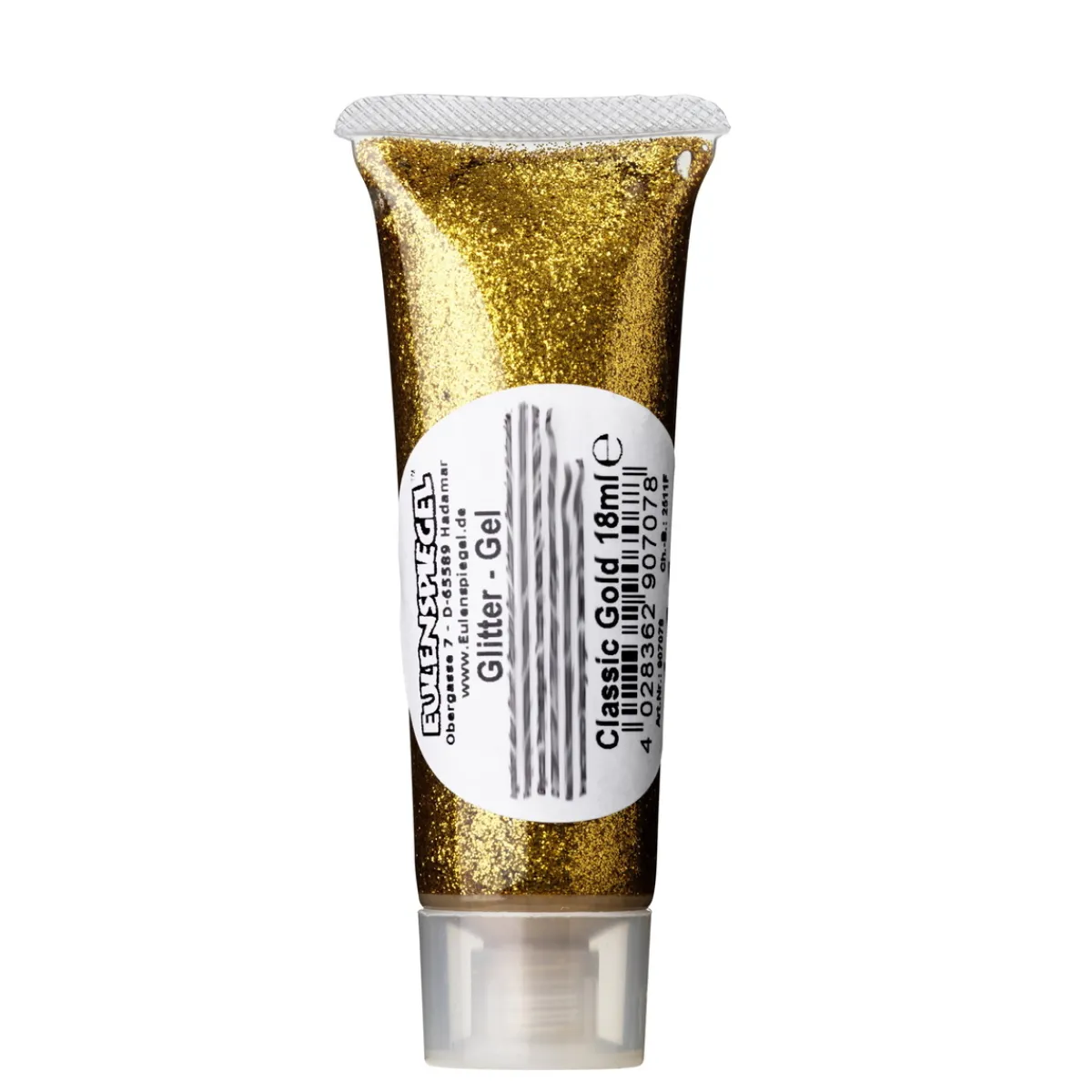 Barn Eulenspiegel Smink glittergel guld