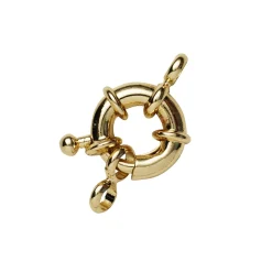 Panduro Jewellery Smyckeslås bojlås av guldfärgad koppar, Ø10 mm | Lås