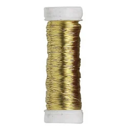 Panduro Jewellery Smycketråd av koppar 0,3 mm / 40 m guld | Metalltråd