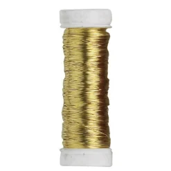 Panduro Jewellery Smycketråd av koppar 0,5 mm / 20 m guld | Metalltråd