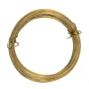 Panduro Jewellery Smycketråd 0,6 mm tjock, 10 m lång – guldfärgad | Metalltråd