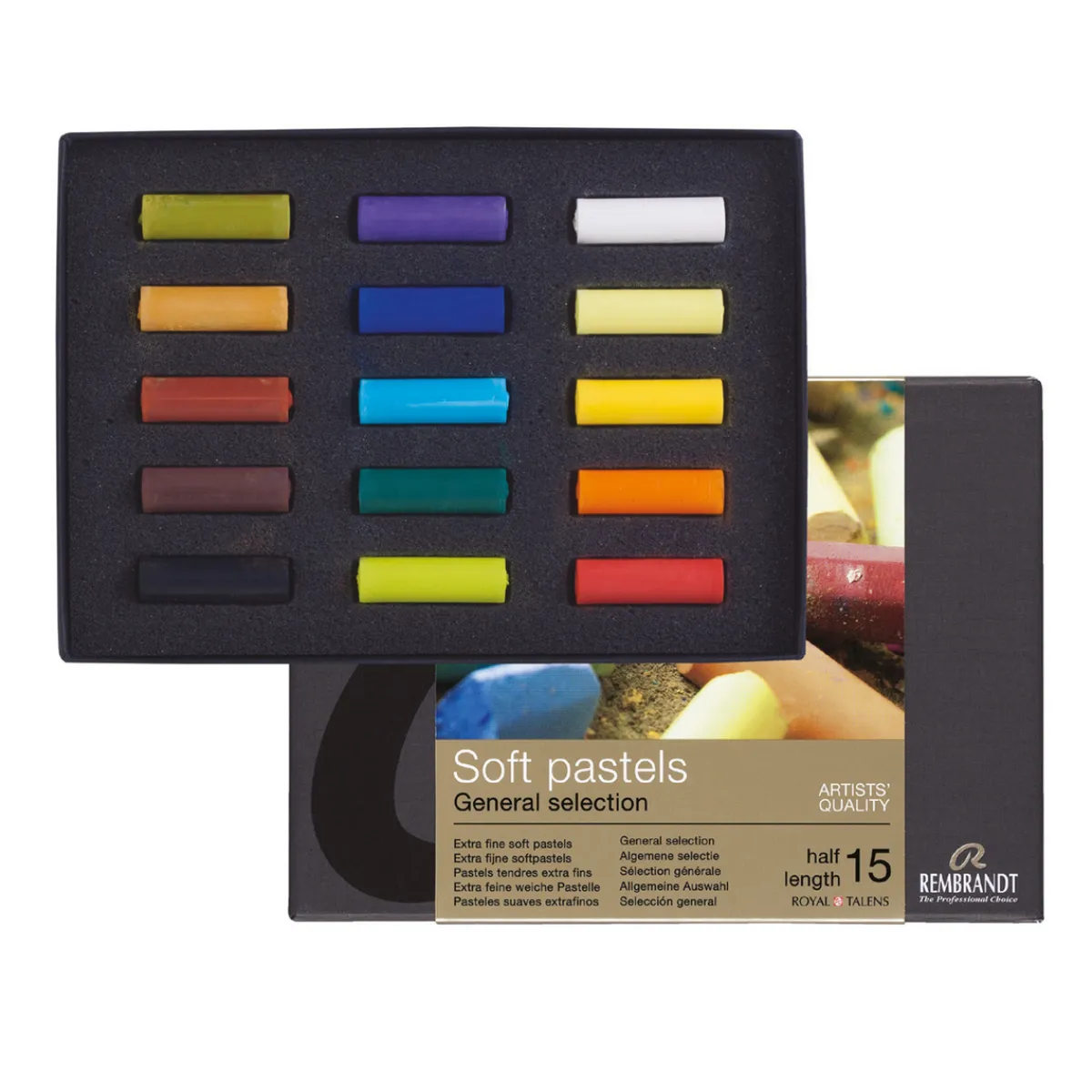 Rembrandt Soft Pastel 15st Halvkritor