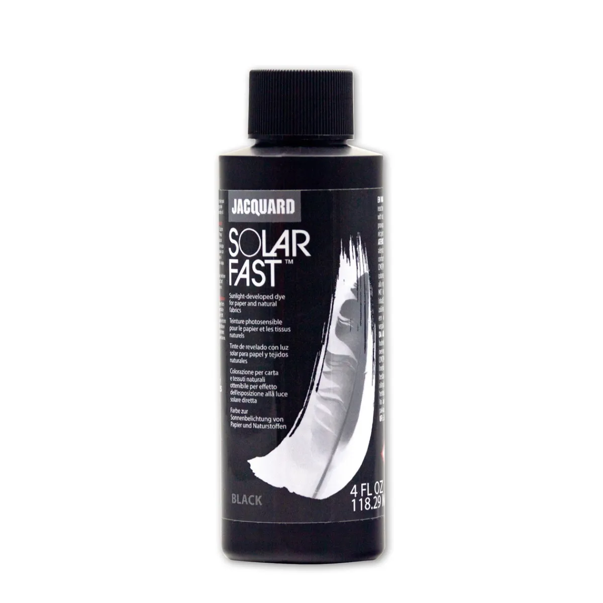 JACQUARD Solarfast 118 ml Black – textilfärg som framkallas i solljus | Textilfärger