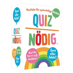 Barn Kylskåpspoesi Spel Quiznödig - sant eller falskt?