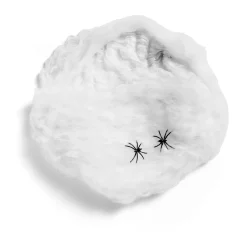 Panduro Hobby Spindelväv spindelnät till halloween 40g + 2 spindlar (av plast!)