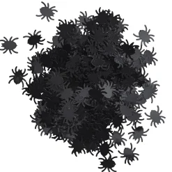 Panduro Hobby Spindlar till halloween, minst 1000 st. 12×13 mm, konfetti av plast