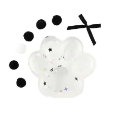 Barn Robetoy Squeezy squeeze katt-tass! Klämvänlig transparent klämleksak 7,5×6 cm