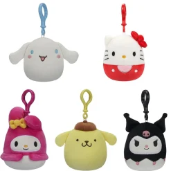 Barn Squishmallows Clip-on 9 cm, tema Hello Kitty, pris per styck, säljs assorterat online